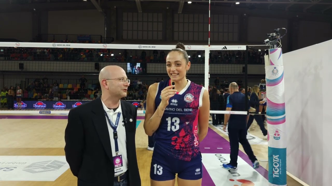 Emma Graziani dopo Savino-Milano 3-0