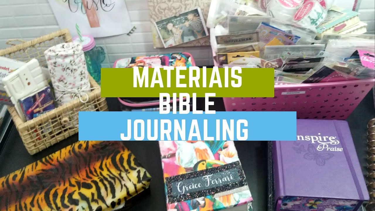 Materiais pra Bible Journaling, devocional Criativo...