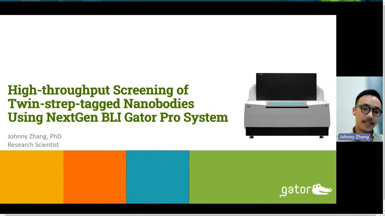 High-throughput screening of Twin-Strep-tagged nanobodies using NextGen BLI Gator Pro System