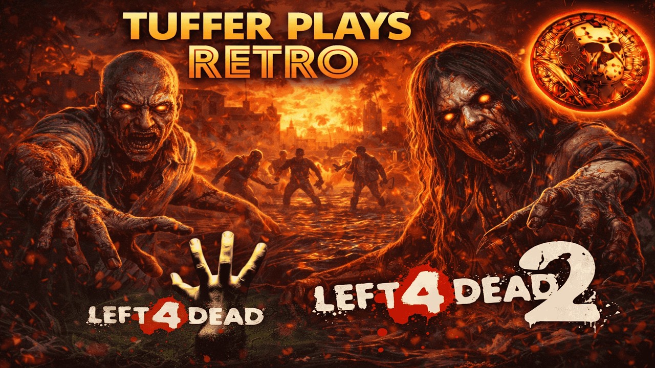 🔞🔥🔥 TUFFER PLAYS RETRO – Classic Left 4 Dead 1 & 2 Zombie Mayhem!