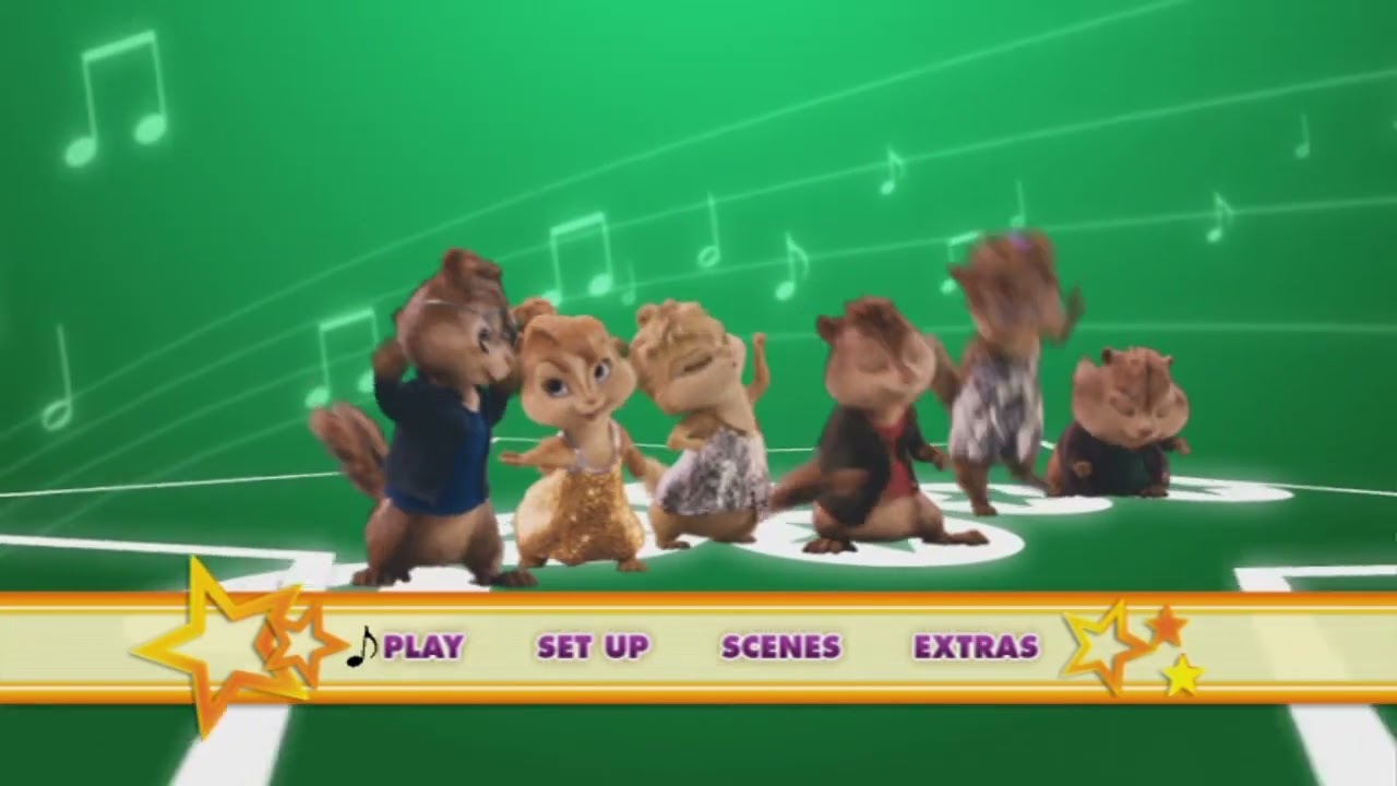 (Gameplay - 3432) Alvin and the Chipmunks: The Squeakquel (DVD Menu - 505)
