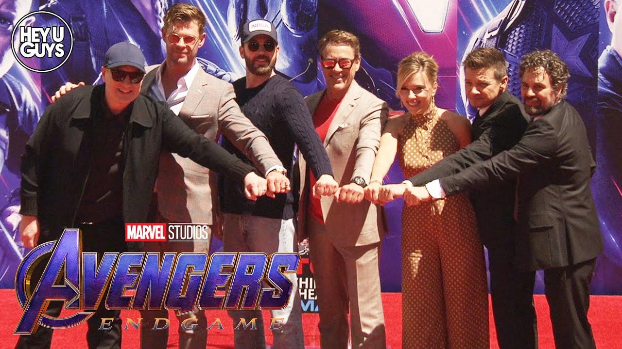 Avengers: Endgame Handprint Ceremony Highlights & Interviews