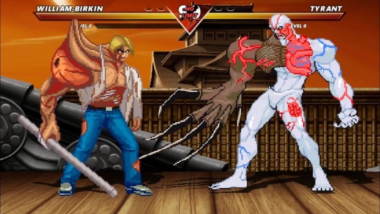 WILLIAM BIRKIN vs TYRANT - High Level Insane Fight !