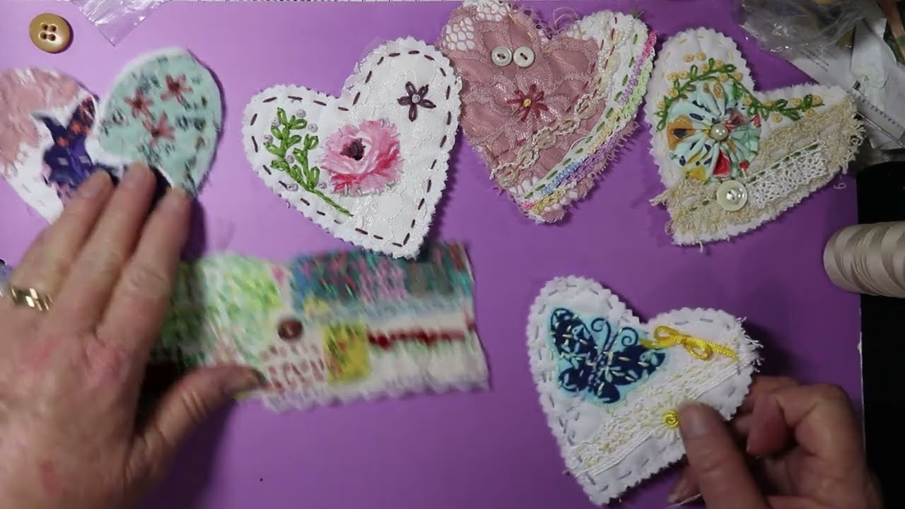 Little Bits #9: Slow Stitching with beads, sequins and buttons