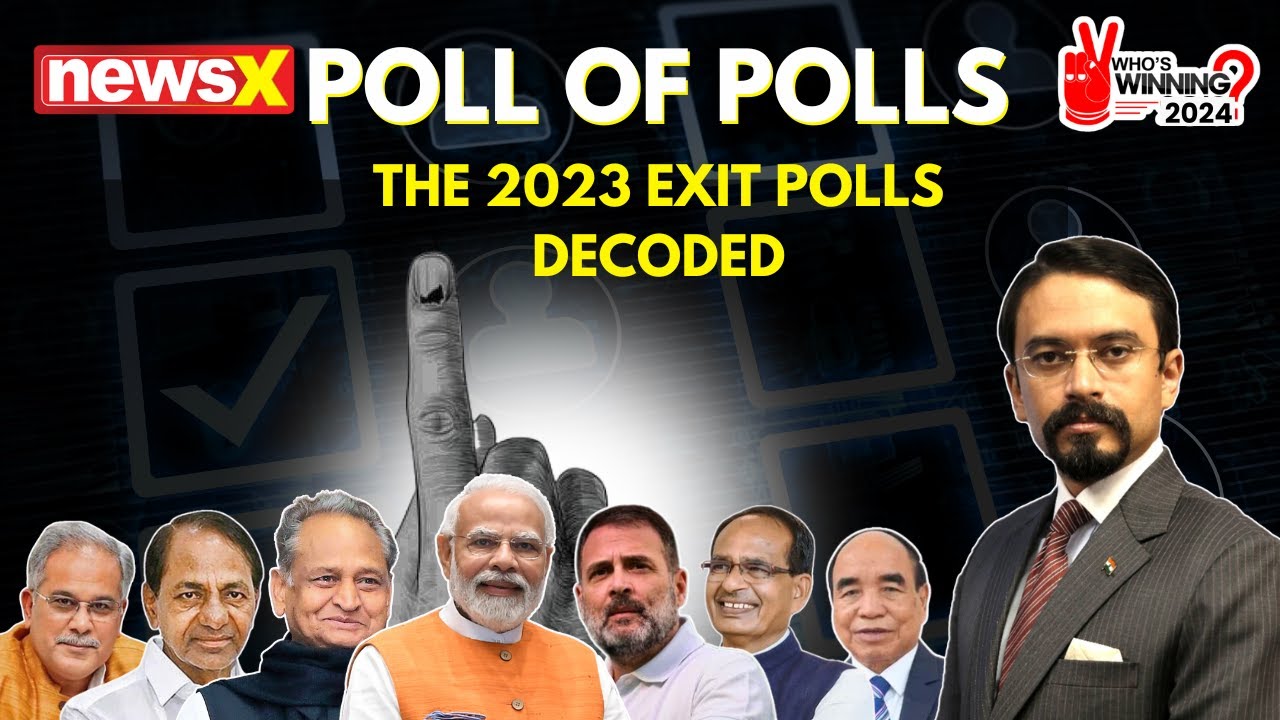The 2023 Exit Polls Decoded | NewsX Poll Of Polls | #NewsXPollOfPolls