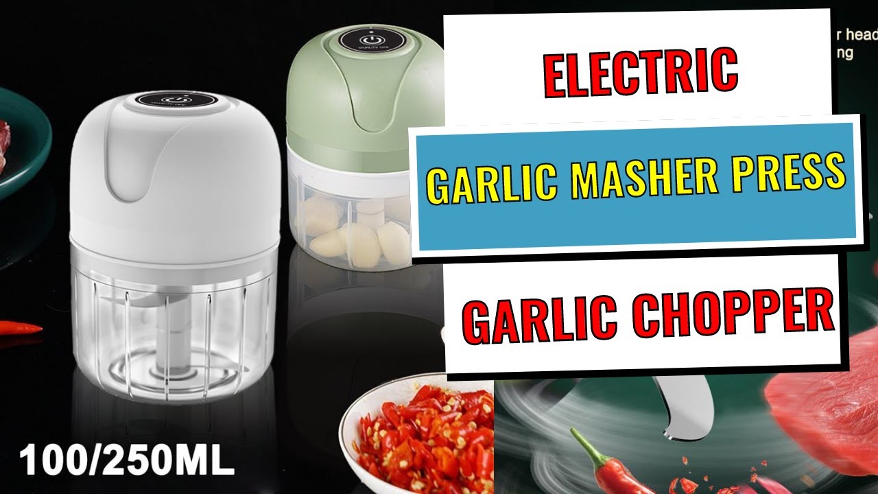 Electric Garlic Masher Press [Garlic Chopper]