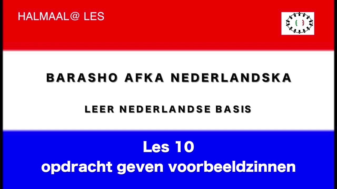 Les 10  opdracht geven voorbeeldzinnen