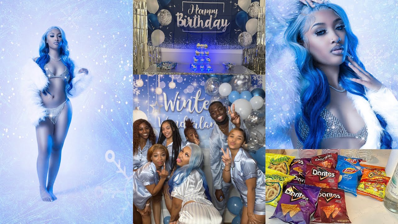 MY ICY 19TH BIRTHDAY PARTY + VLOG! (slumber party, games, decor, etc)| Saria Raine