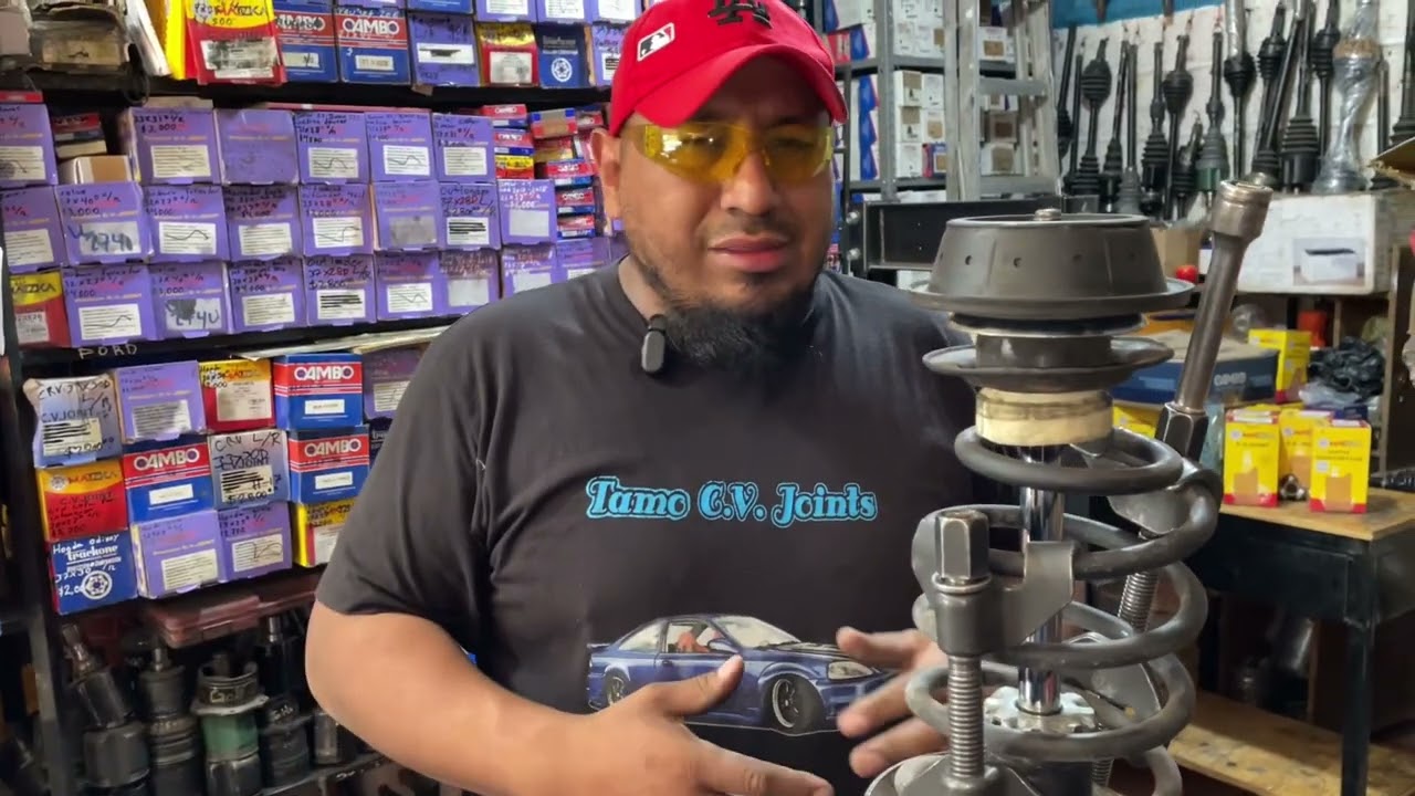 COMO ACHAPARRAR UN AUTO SIN QUÉ REBOTE MODIFICANDO LOS VÁSTAGOS DE LOS AMORTIGUADORES GOLF MK2 1991
