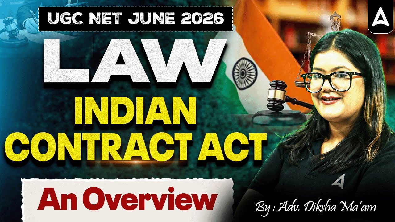 UGC NET Law | UGC NET Law Right To Equality | Indian contract act- an overview By Adv. Diksha Mam