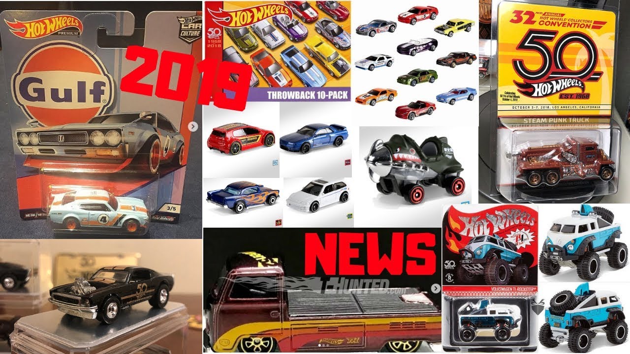 Hot Wheels 2019 Car Culture, New Cars, Convention Cars,... Hot Wheels News! 13+