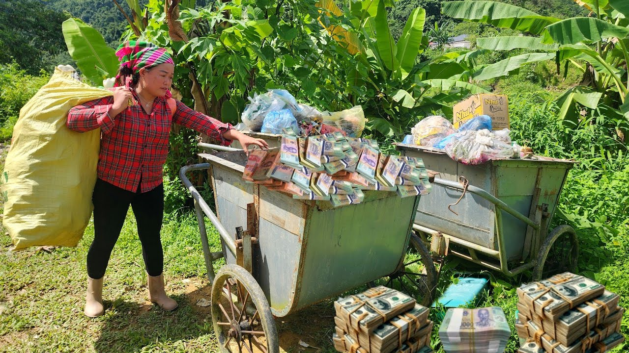 Girl finds huge amount of cash in abandoned dump - Ly Thi Phuong