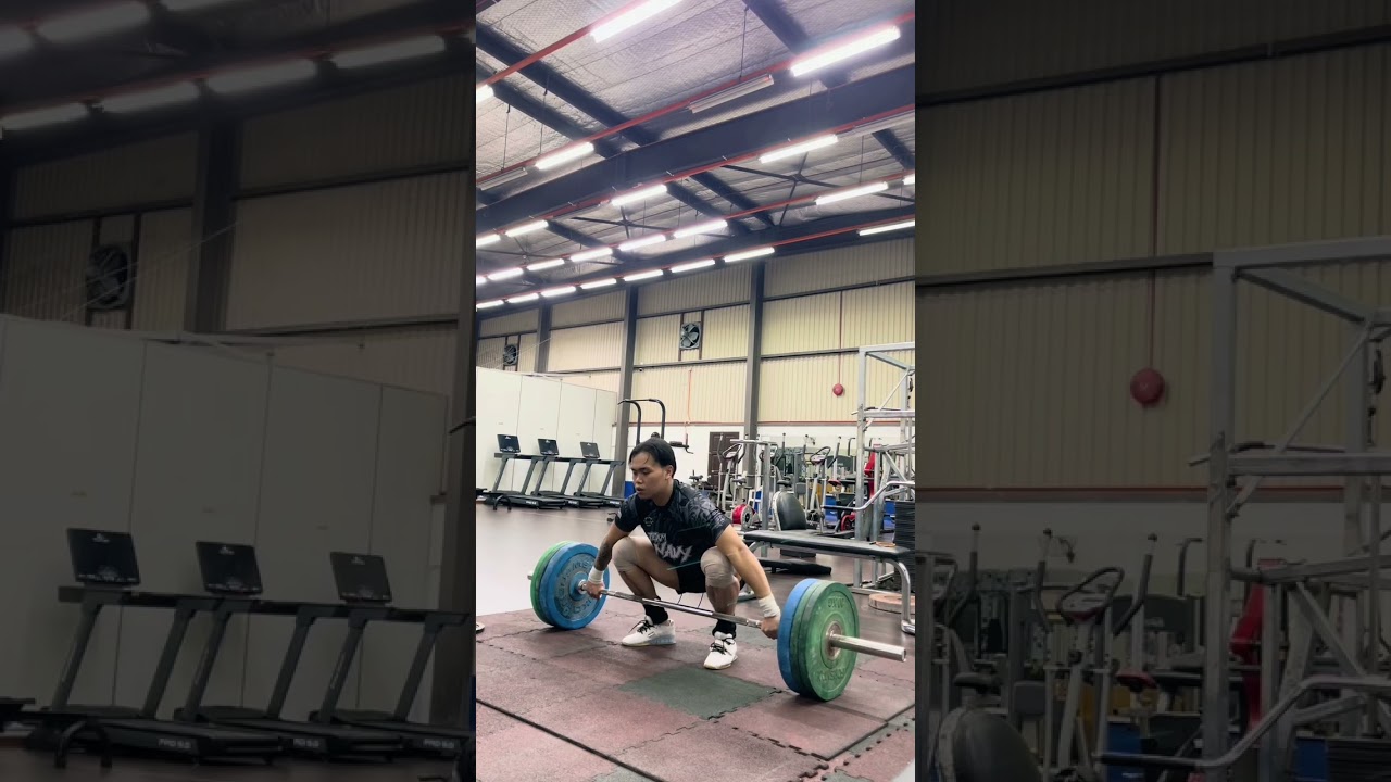 100kg snatch standing. 