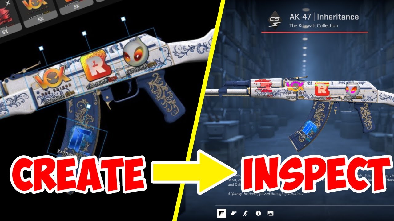How to Inspect Custom Sticker Crafts in CS2 (5x Sticker Craft Update)