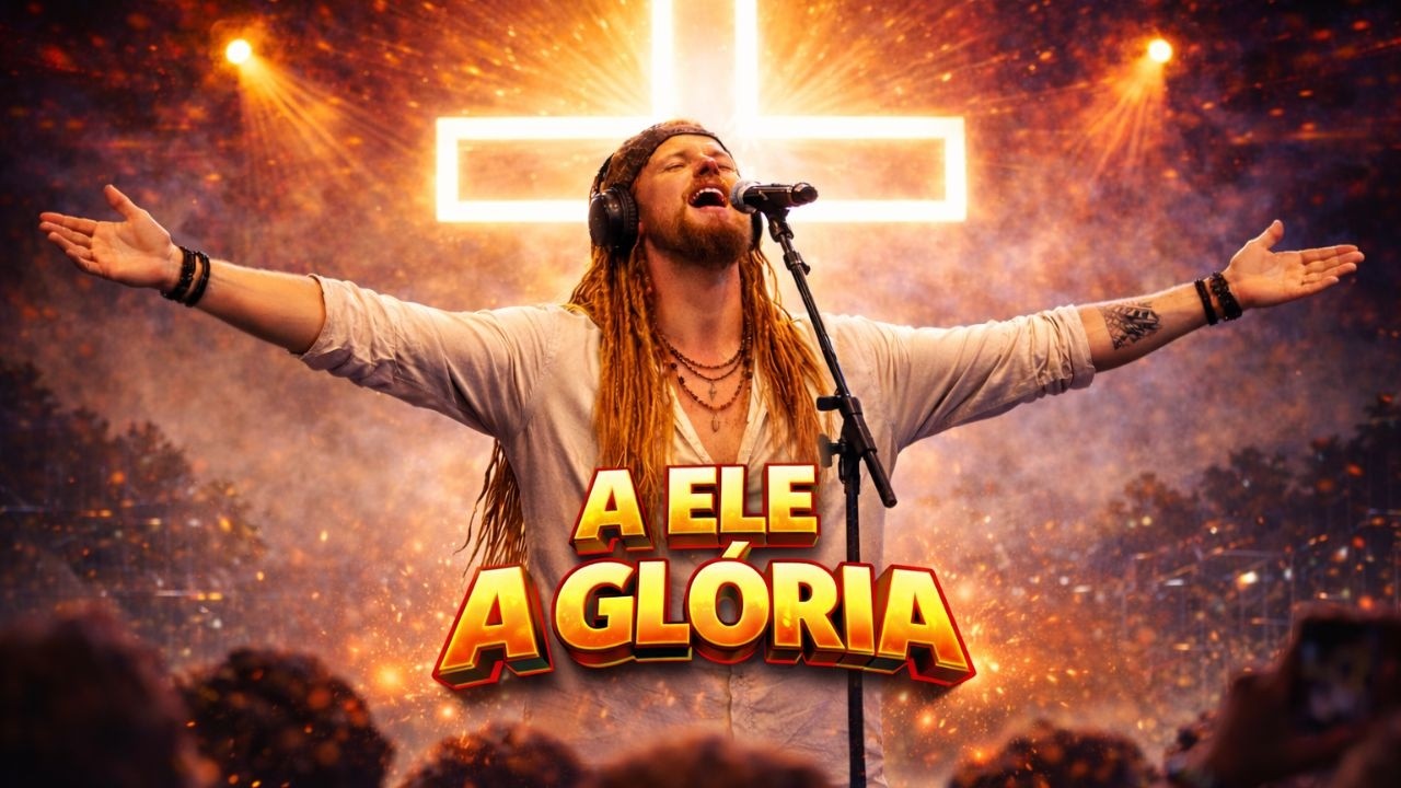 A ELE A GLÓRIA - Diante Do Trono (Cover Reggae 2026) | Louvor Profundo