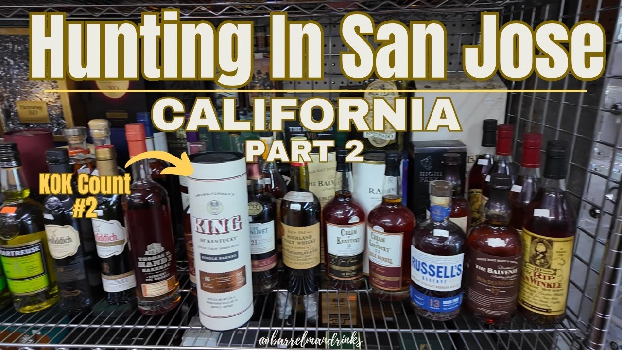 Found Unicorns All Caged Up Bourbon Hunting in San Jose - Part 2