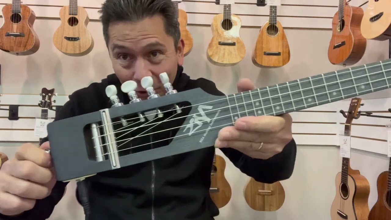 Risa UKS-385 LE Maple Concert Stick Travel Ukulele Demo/Review at Aloha City Ukes