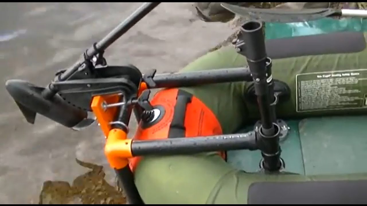 Sea Eagle Packfish7 DIY Trolling Motor Mount Pt 1