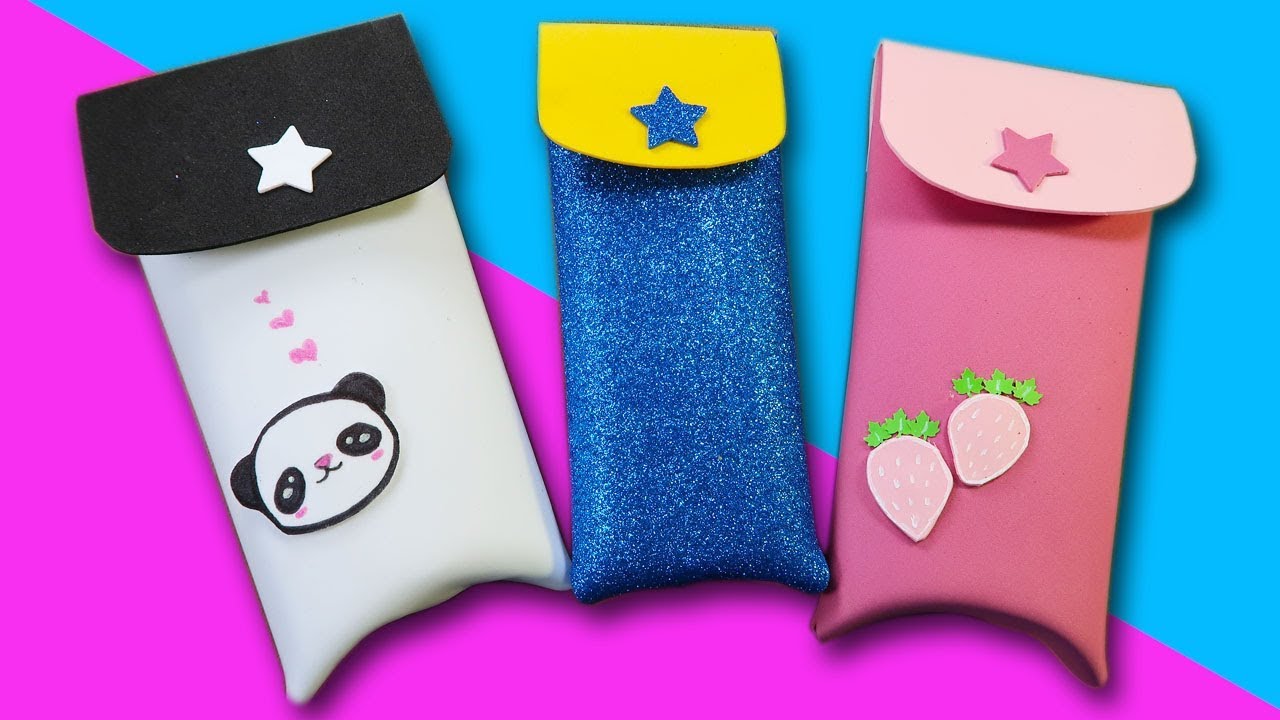 CARTUCHERA - LAPICERA FÁCIL - DIY - Manualidades para la Escuela!