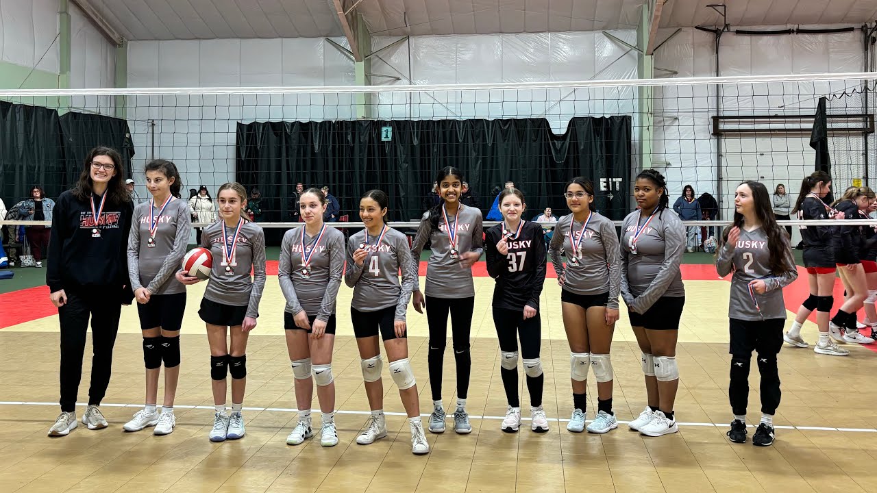 Husky Volleyball Tournament Newington, Connecticut. //  Medal Presentation 🏅 🏅