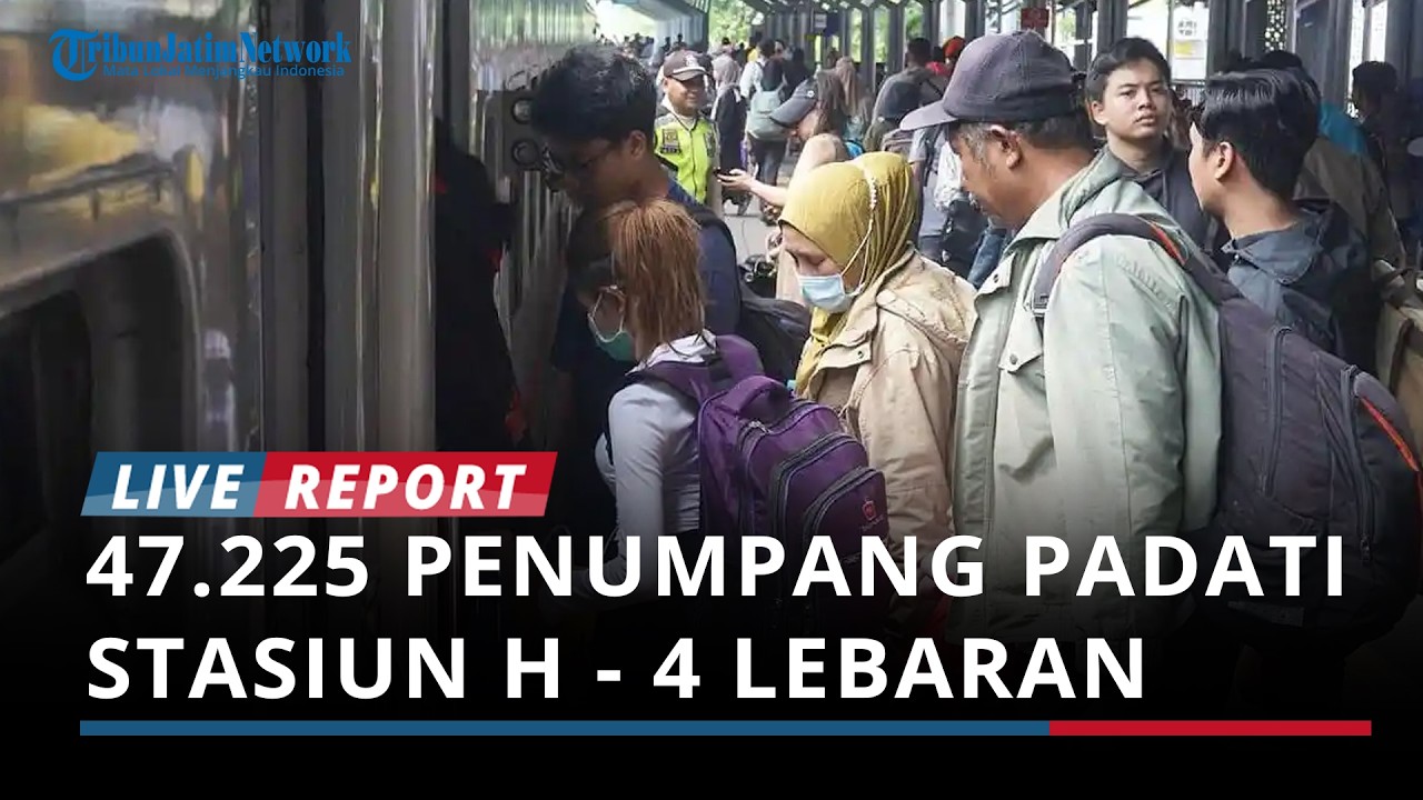 Tiket Mudik Daop 8 Surabaya Terjual 70 Persen, 47.225 Penumpang Padati Stasiun H-4 Lebaran