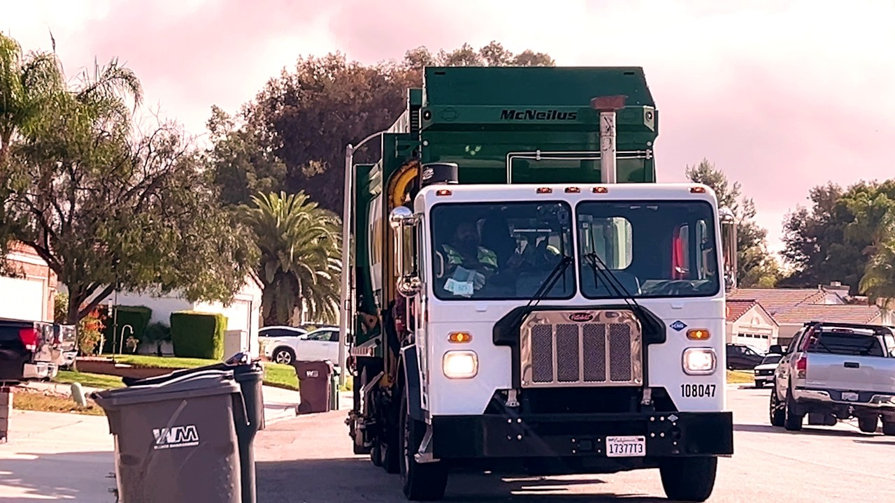 Three Waste Management Peterbilt ZRs in Murrieta