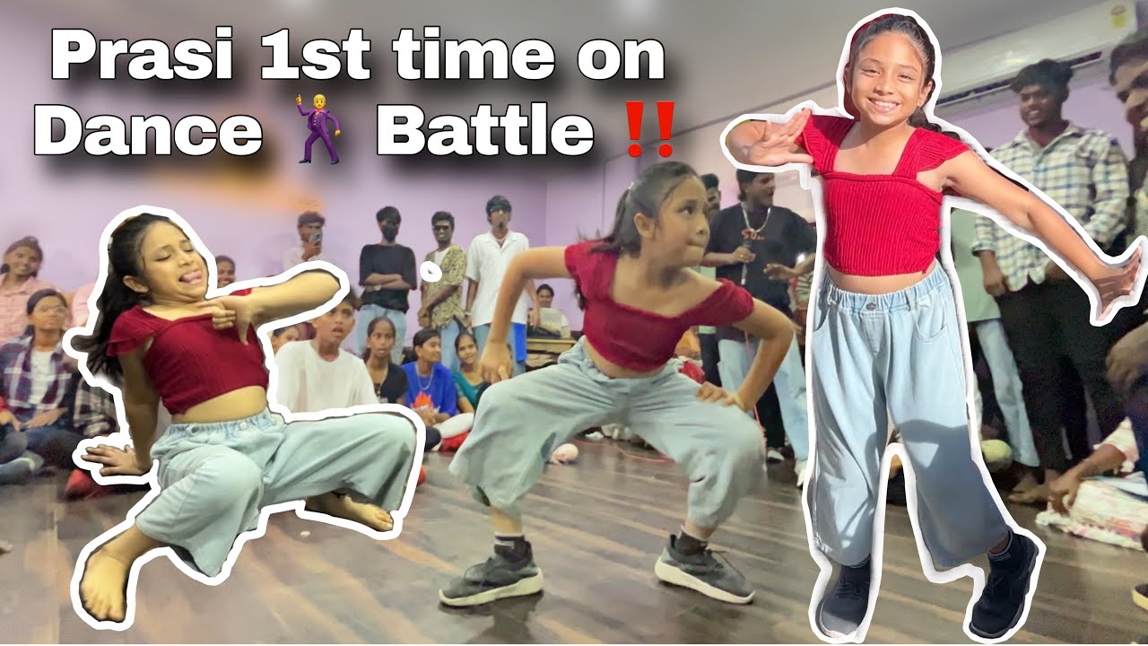 Prac First Dance Battle Competition💃🏻Sets Floor On Fire🔥Dance Battle என்னமா Energy ஆடுறா⁉️Shocked🤭😱