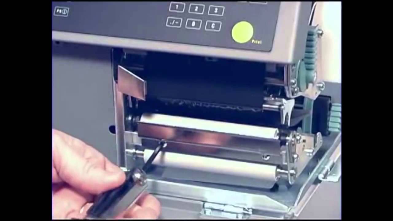 ปริ้นเตอร์ บาร์โค้ด Intermec PX4i & PX6i- Batch Take-Up Media Loading-4