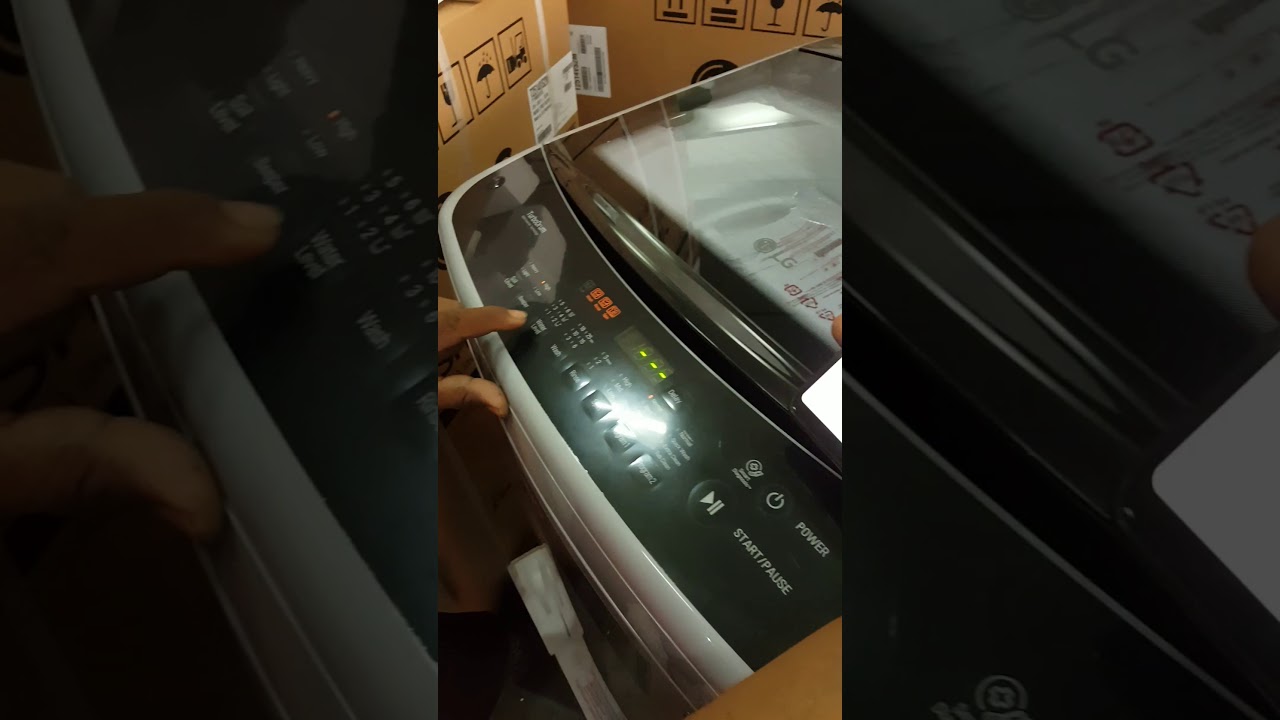 LG Washing Machine SmartDiagnosis check (Top Load)