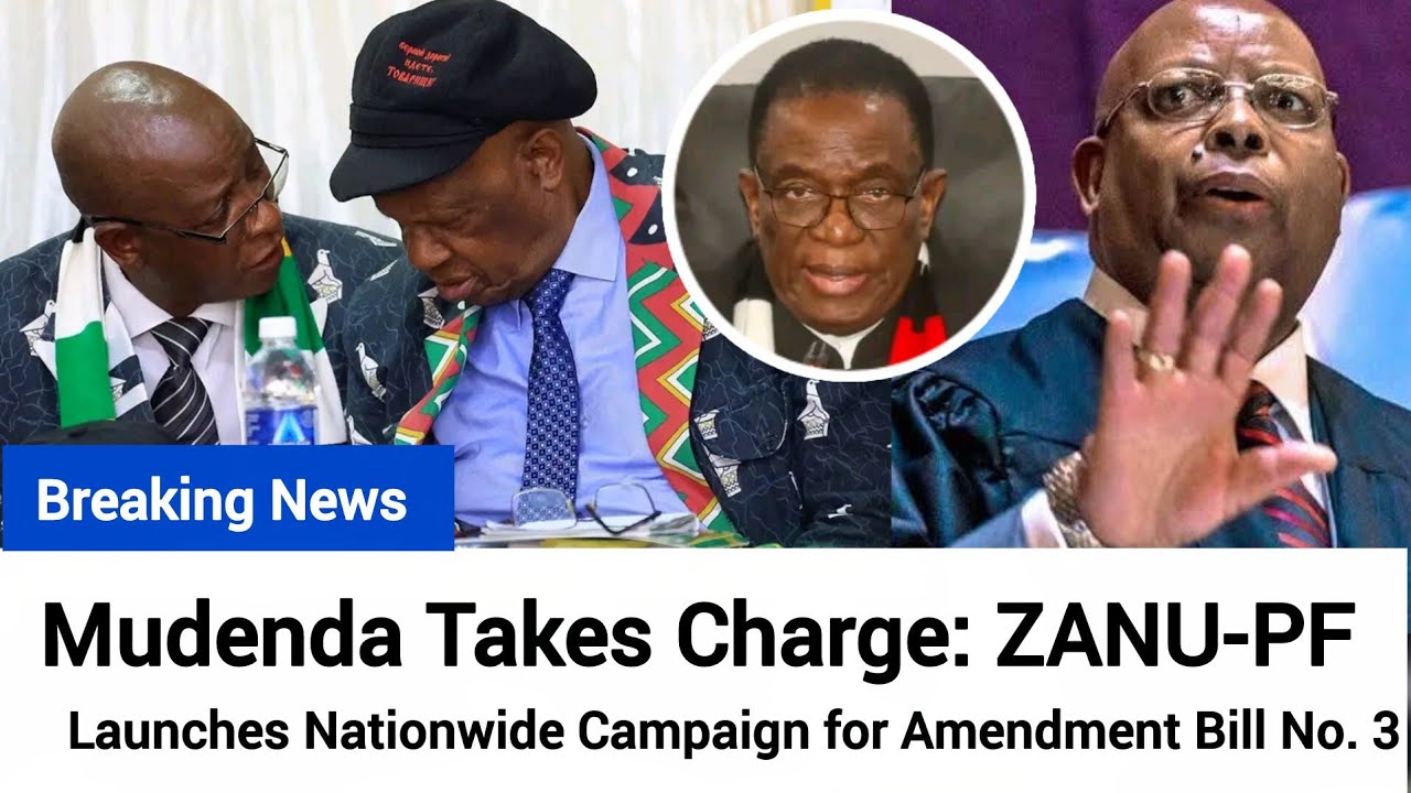 Breaking🔥Mudenda Takes Charge: ZANU-PF Launches Nationwide Campaign for Amendment Bill No. 3🇿🇼🤯