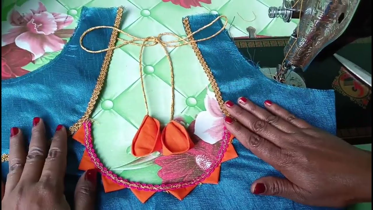 Very stylish blouse back neck design #cutting and stitching#fashion@ IndarawtiDevi865