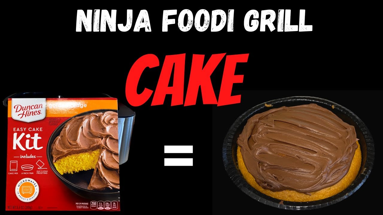 Dunkin Hines Easy Cake Kit - Made in the Ninja Foodi Grill - So Easy!  Perfect Size!