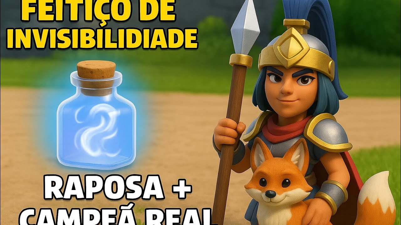 O SEGREDO DO FEITI&Ccedil;O DE INVISIBILIDADE e da RAPOSA da Campe&atilde; Real!