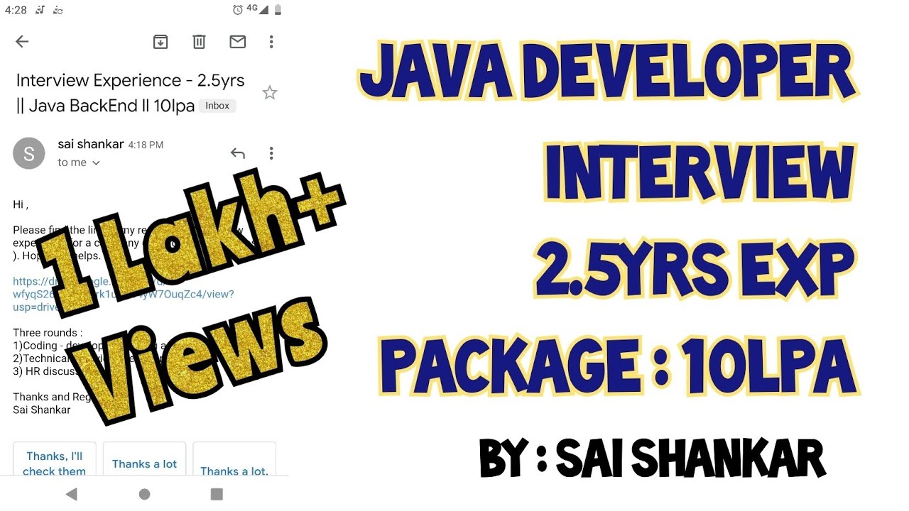Java Developer Interview Questions And Answers | 2.5 years | Selected | stock