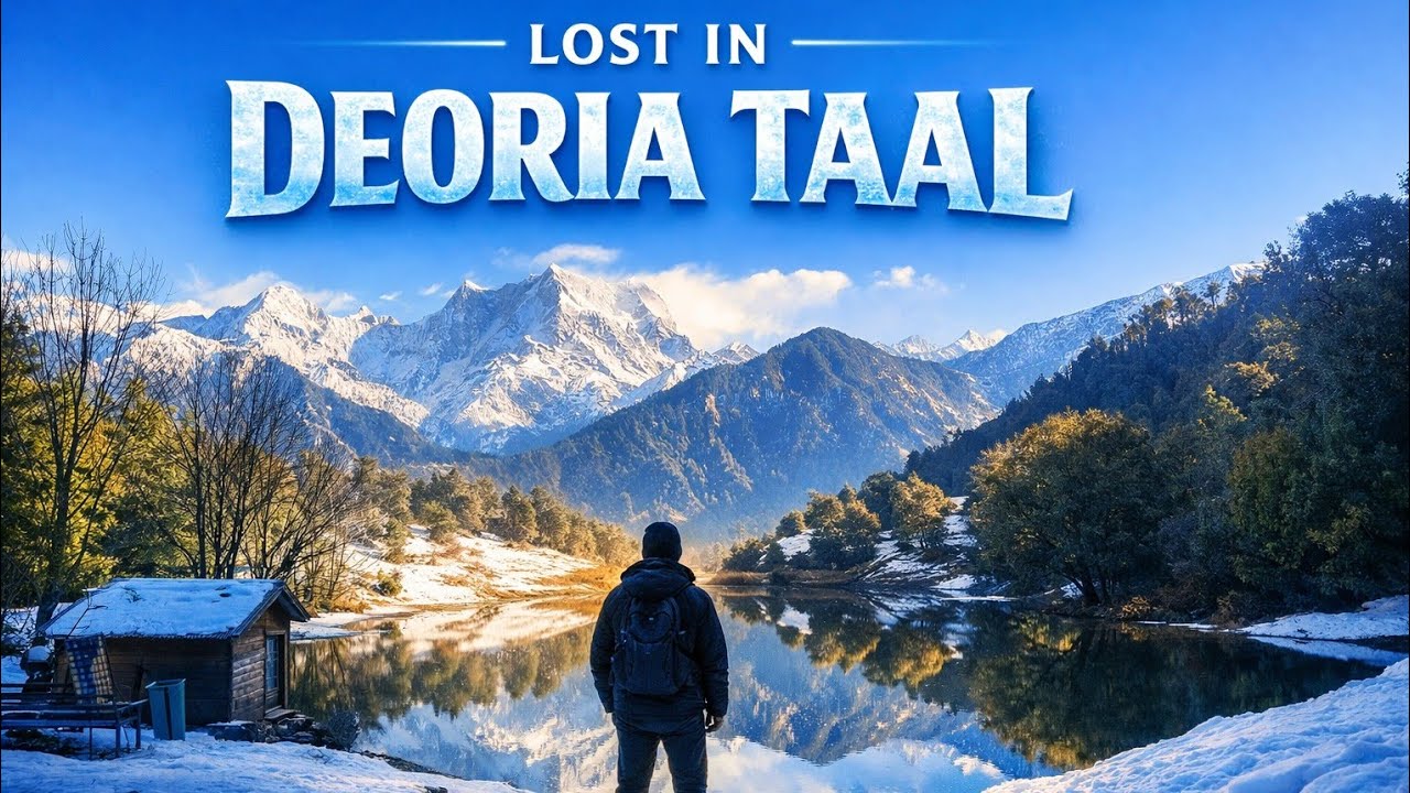 heart of the mountain (Deoria taal)💙😊  #mountians #trekking #treval #ice #village #market #lake 