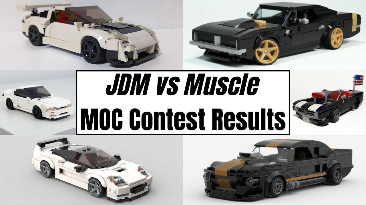 LEGO JDM vs Muscle Cars MOC Contest RESULTS