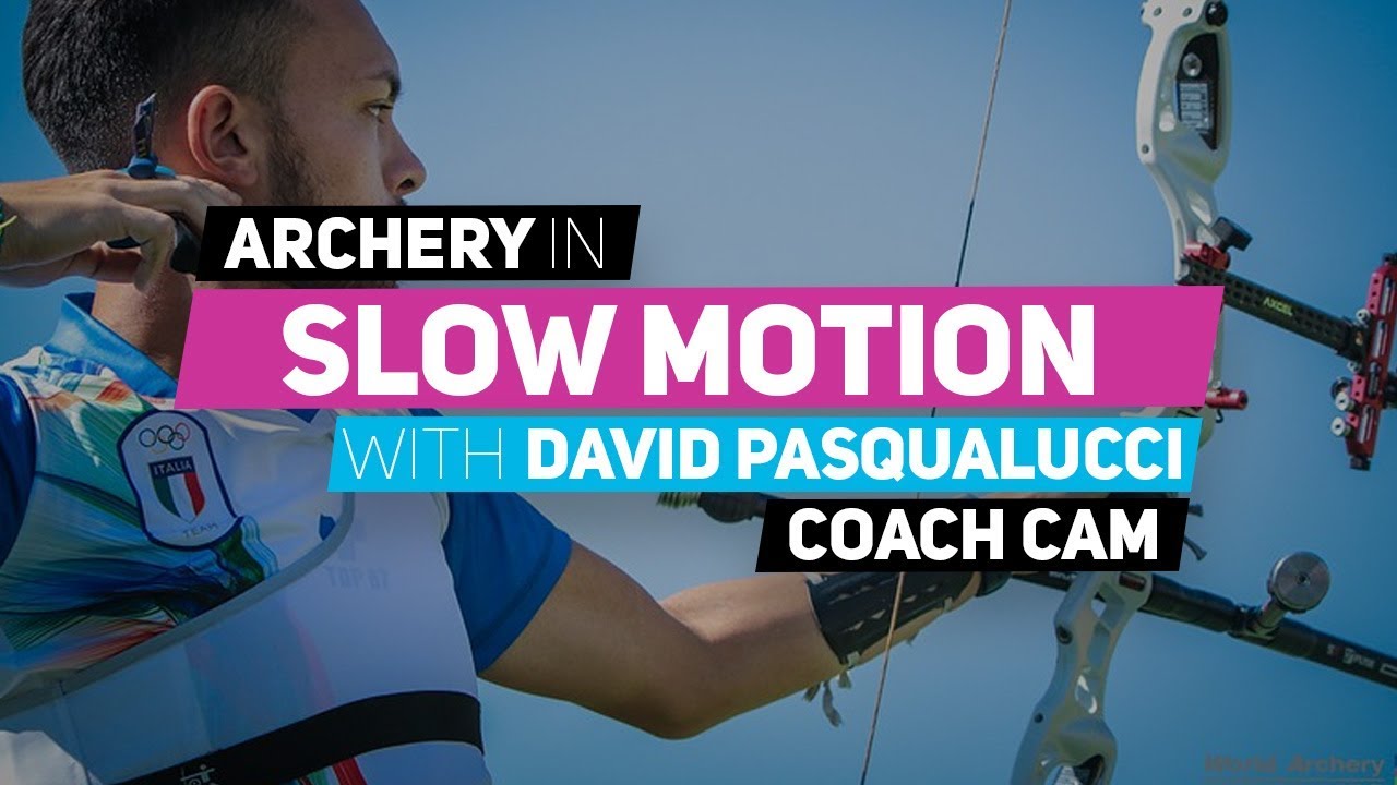 Archery in slow motion S01E06 BONUS: David Pasqualucci (Coach Cam)