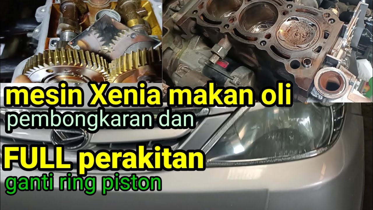 Cara ganti Ring piston mobil Xenia Li 1000cc