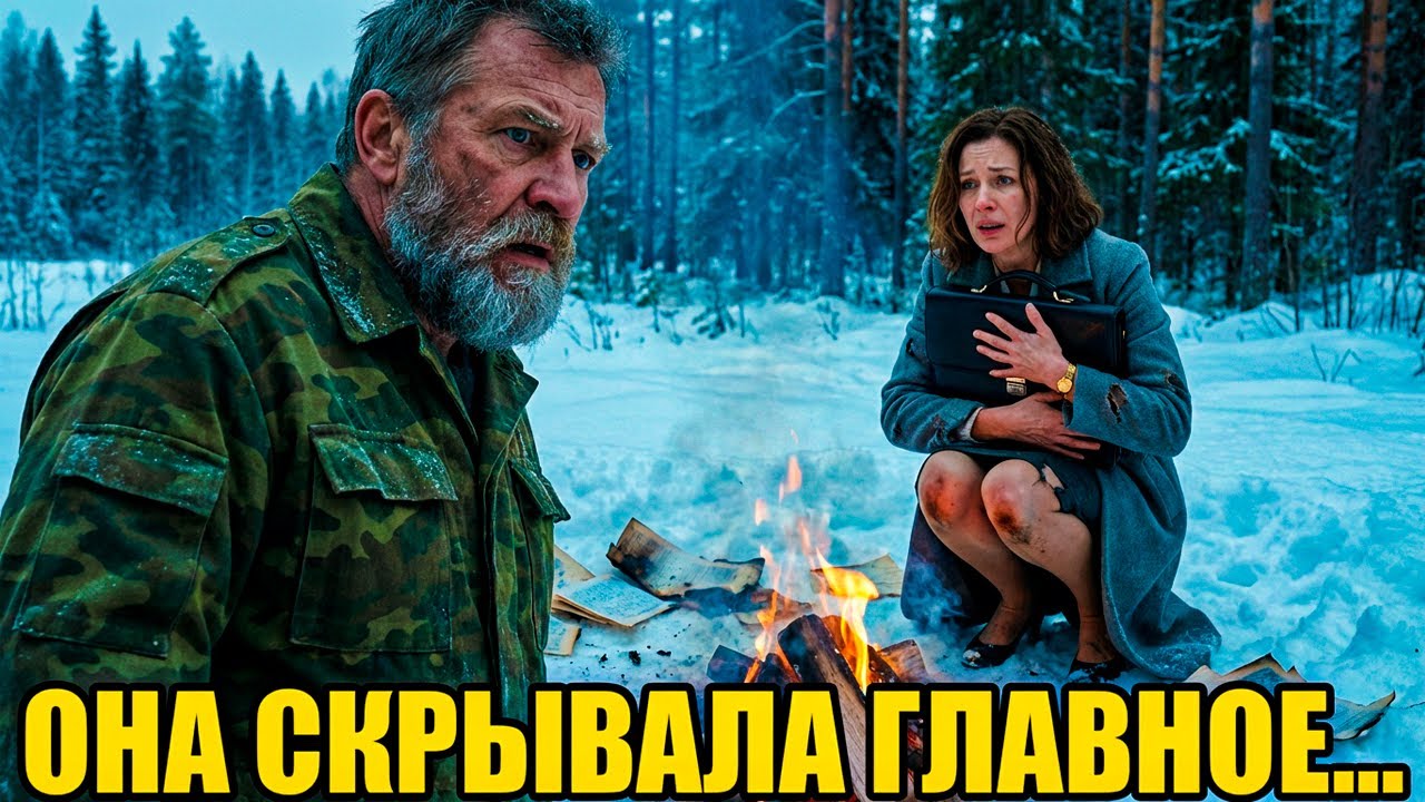 Егерь Нашёл В Тайге Женщину В Дорогом Пальто — Она Жгла Чьи-То Фотографии...