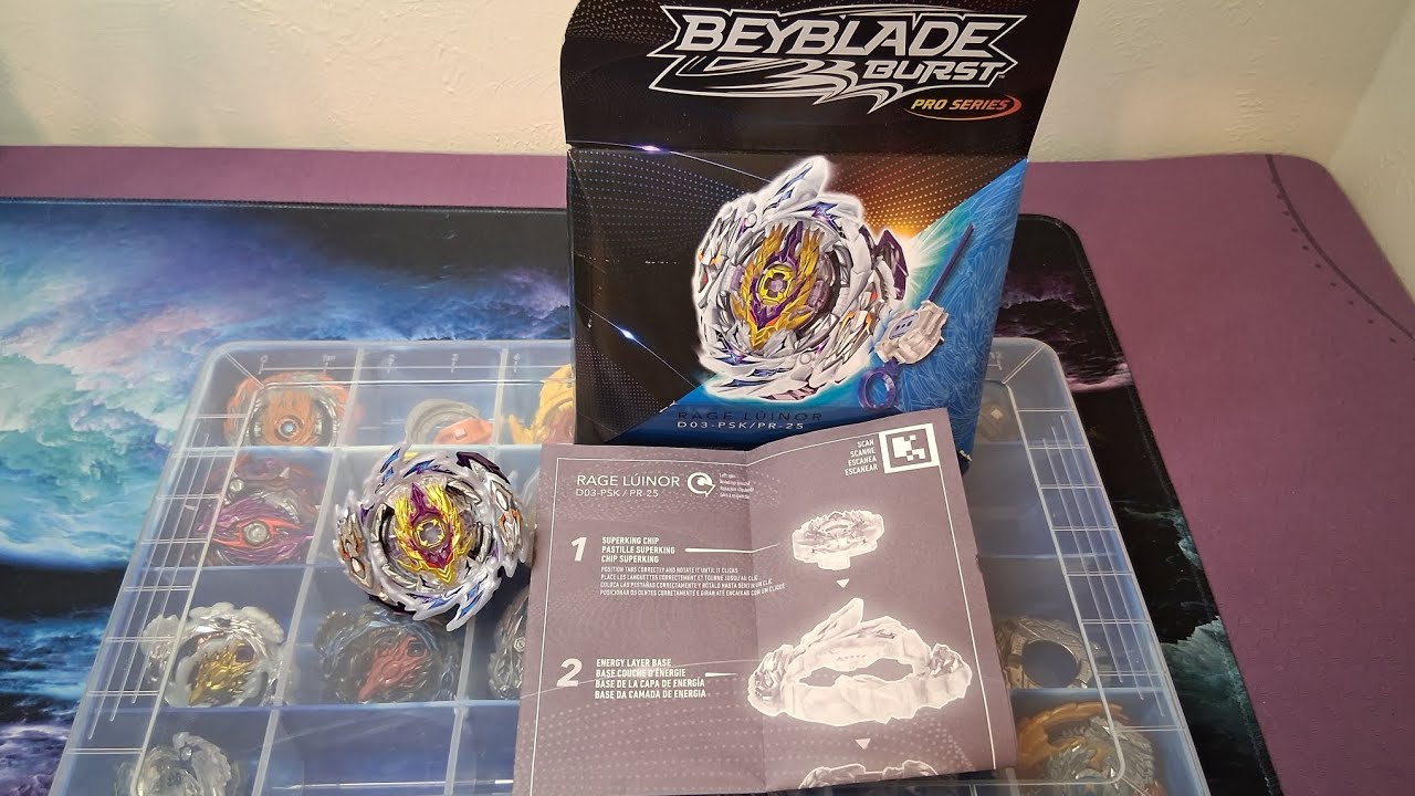 Beyblade Burst Pro Series Rage Luinor Unboxing Video 