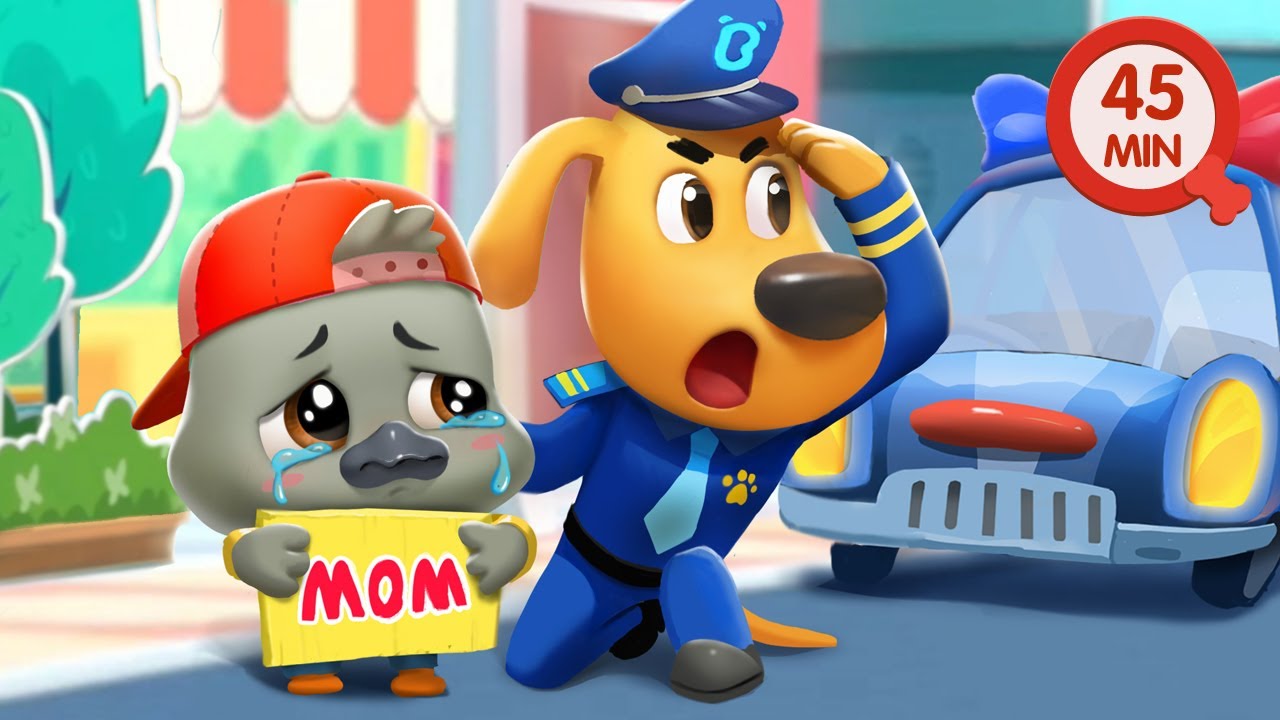 Baby's Looking for Mommy | Detective Cartoon | Kids Safety Tips | Kids Cartoon | Sheriff Labrador