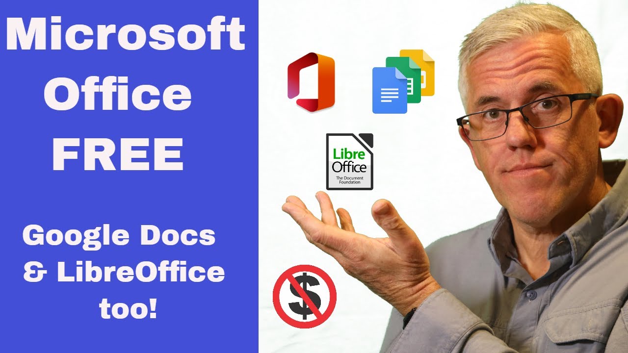 Microsoft Office FREE - Google Docs - Libre Office. Be Productive without spending money!