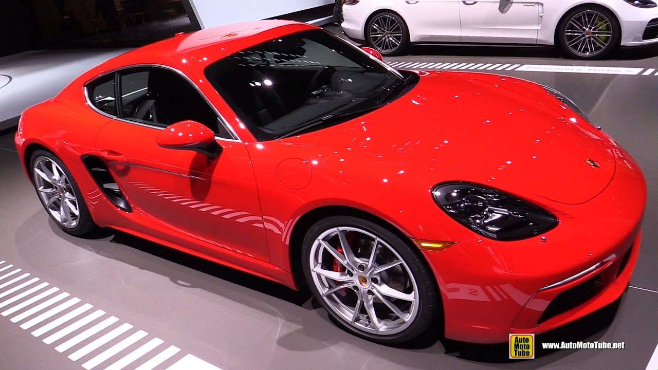 2017 Porsche 718 Cayman S - Exterior and Interior Walkaround - 2017 NY Auto Show