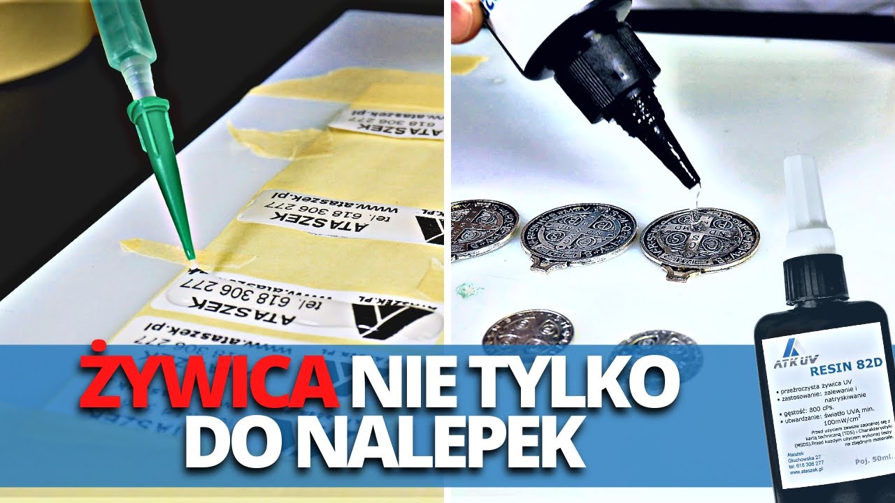 Żywica do zalewania naklejek 3d - doming