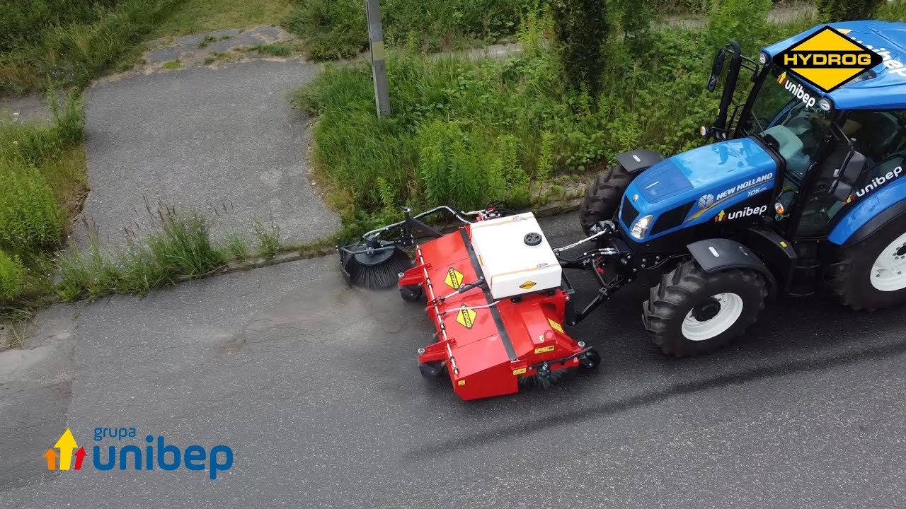 HYDROG OCP-600/2100 zamiatarka hydrauliczna / hydraulic sweeper / hydraulische Kehrmaschine
