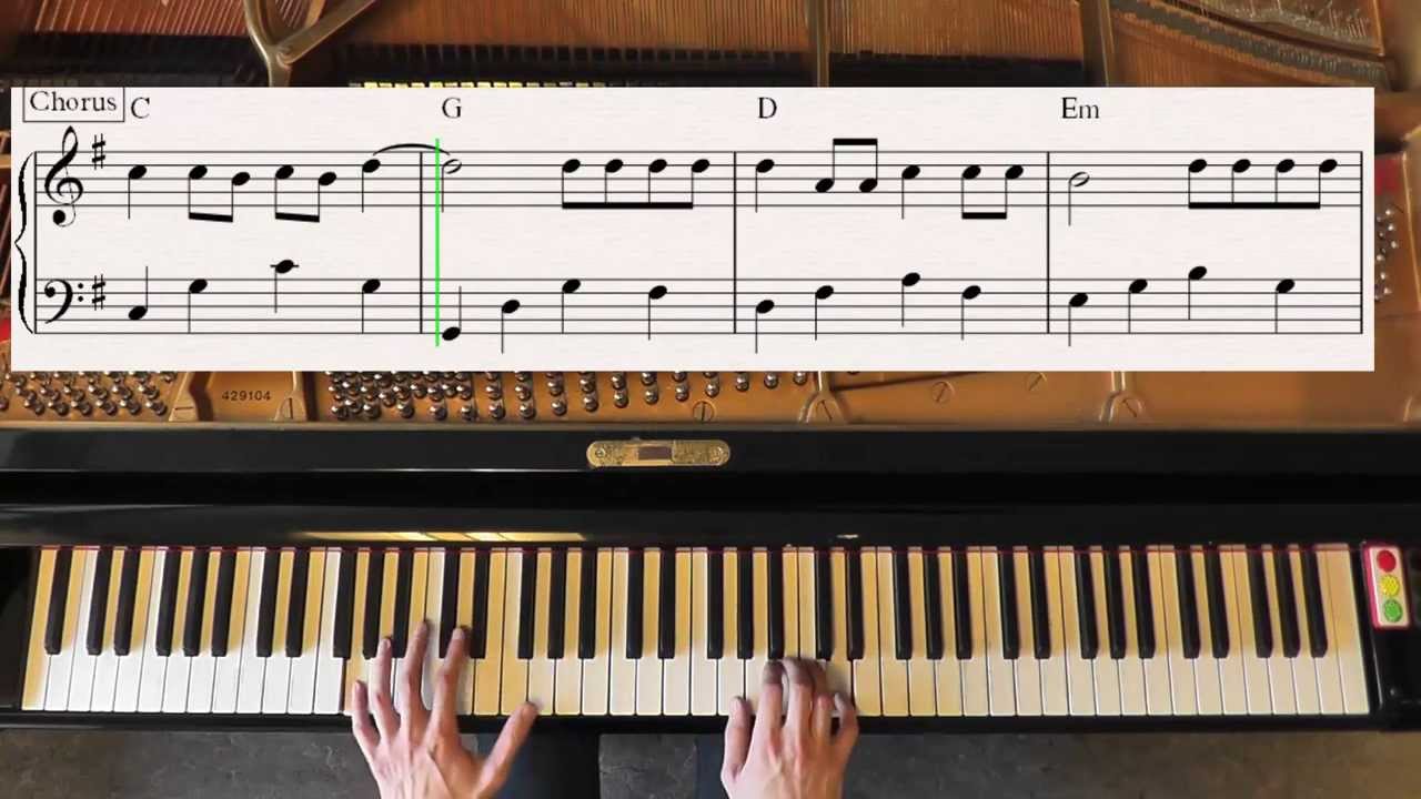 Let Her Go - Passenger - Piano Cover Video by YourPianoCover