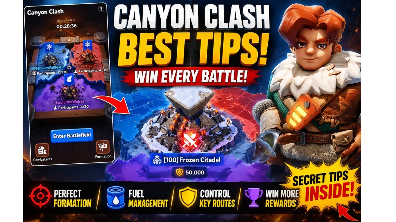 How to play Canyon Clash in Whiteout Survival