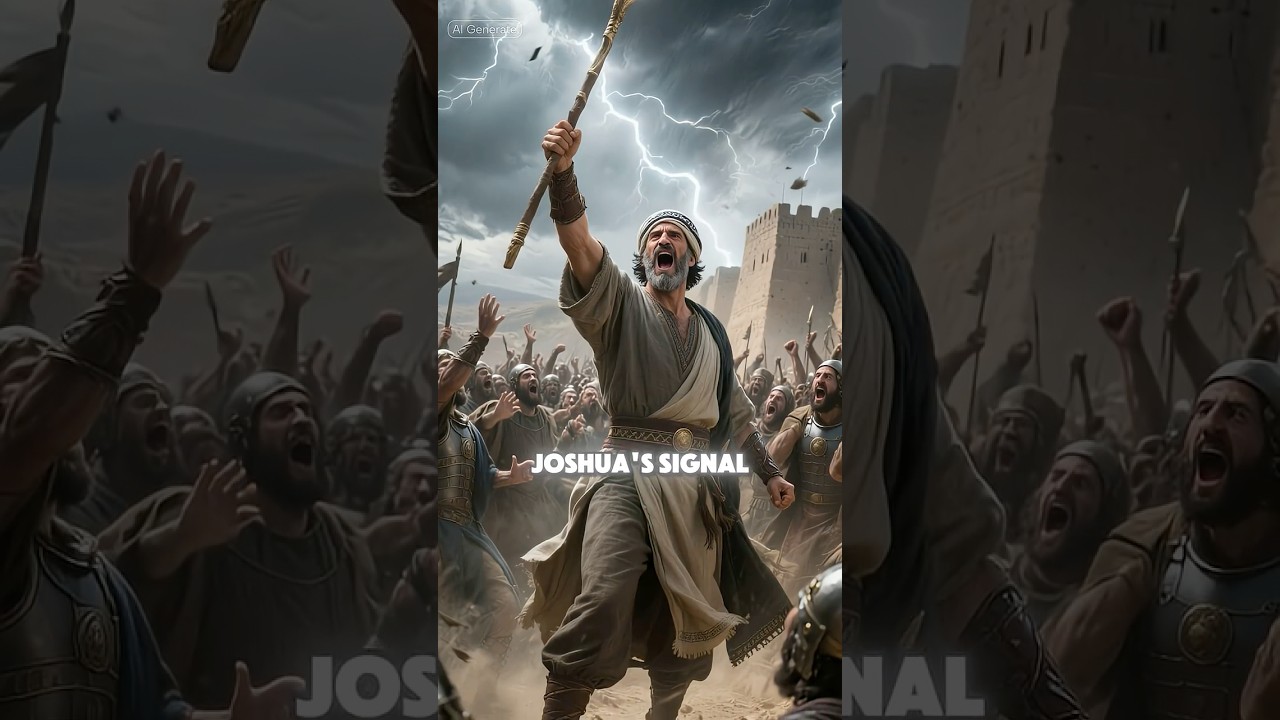 The Battle of Jericho: When Praise Was More Powerful Than War ❤️&zwj;🔥⚔️       #faith #history #fyp
