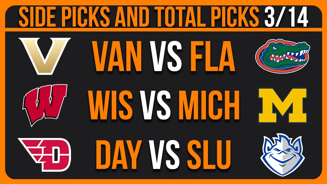 College Basketball Picks & Predictions Today Saturday 3/14/26 | NCAAB Picks Today