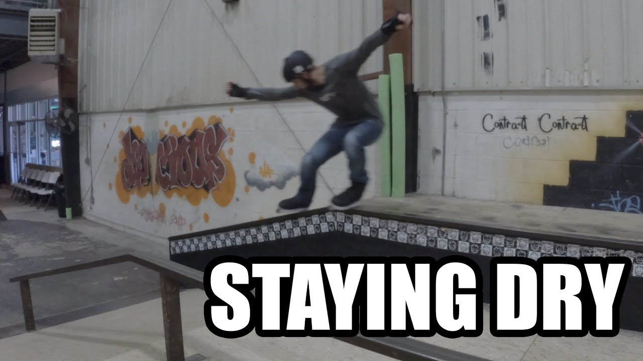 Staying Dry at the Factory // Aggressive Inline Skating